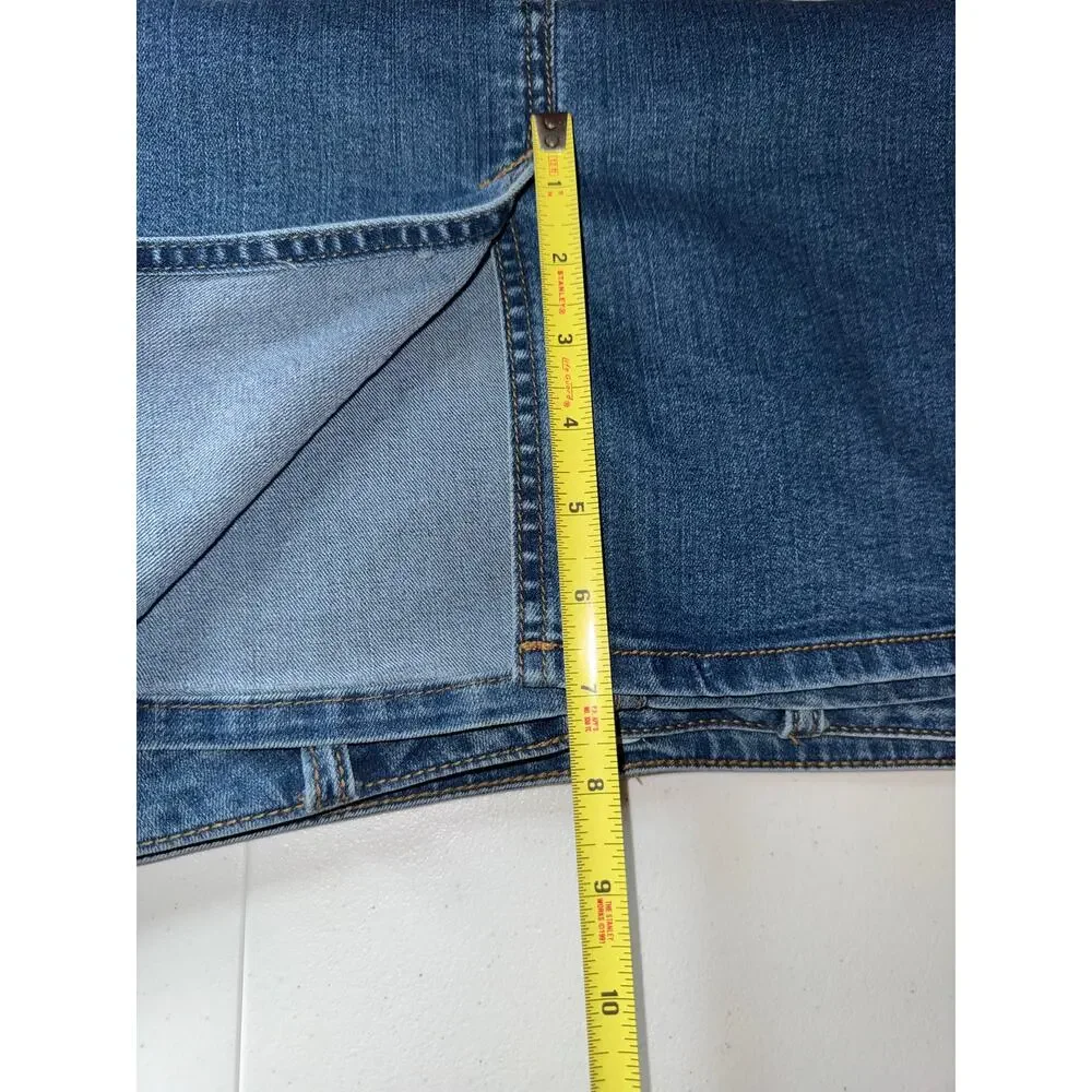 Jaclyn Smith Jean Skirt Size 12 Denim Women's Skirt - Picture 8 of 9